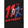 Captain America Childrens/Kids Pull Over 11th Birthday Hoodie