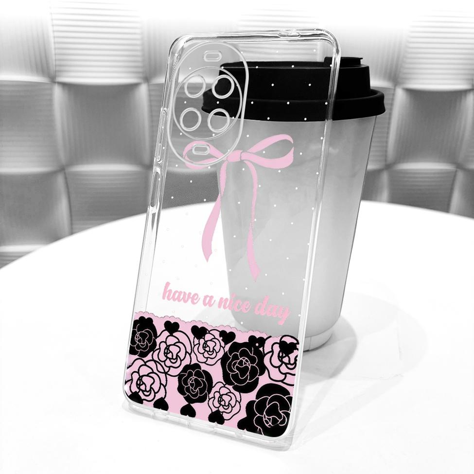 Transparent Case For Huawei Nova 15 Cover Cute Cat Fashion Butterfly Luxury Painted Casing For Huawei Nova15 PSN-AL00