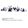 4 Pcs Mini Panda Figurine Cute Tiny Panda Statue Miniature Pandas