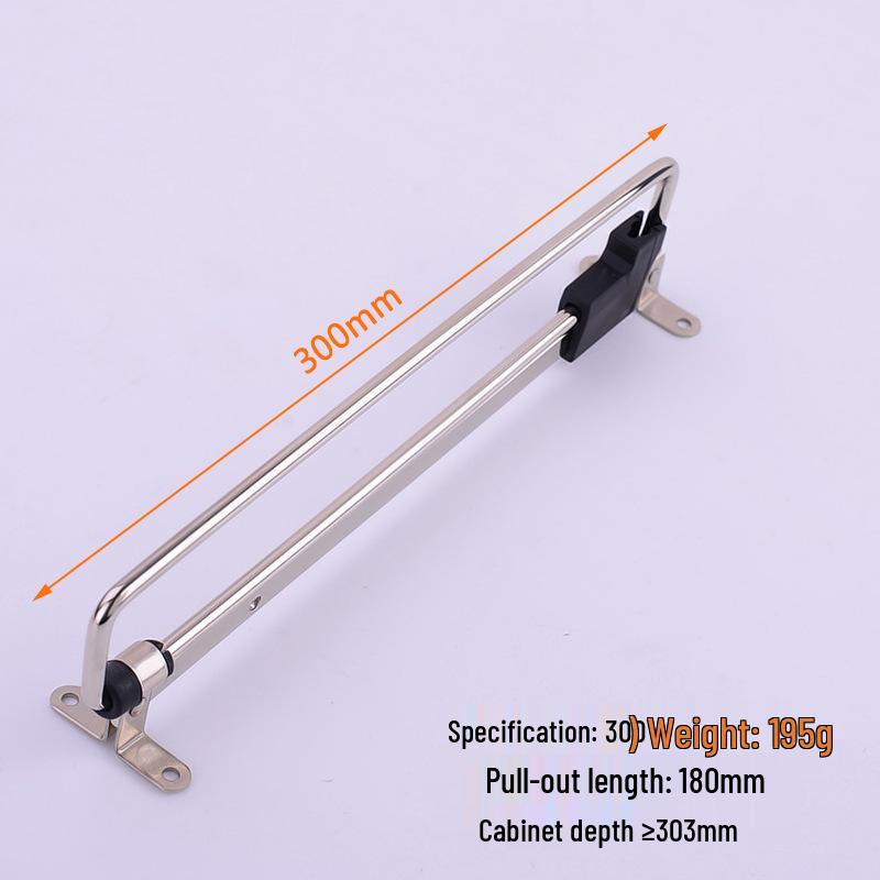 Retractable Wardrobe Hanging Rod - Modern Minimalist Clothes Hanger