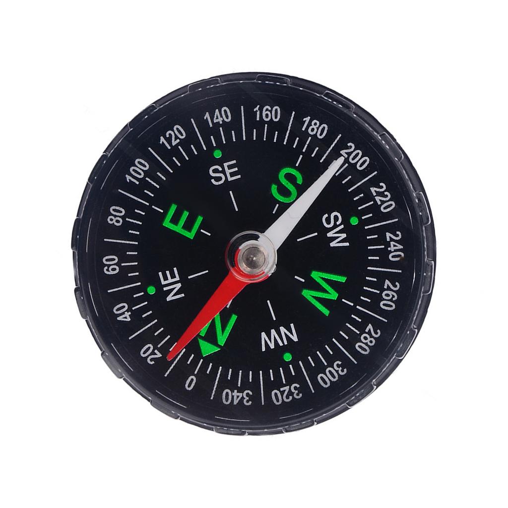 Mini Survival Compass For Outdoors Camping Professional Button Compass