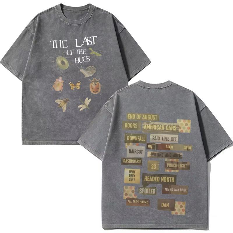 Noah Kahan The Great Divide Tour 2026 Grafica Vintage Lavata Maglietta Uomo Donna Moda Maglietta Estiva Casual Magliette in Cotone