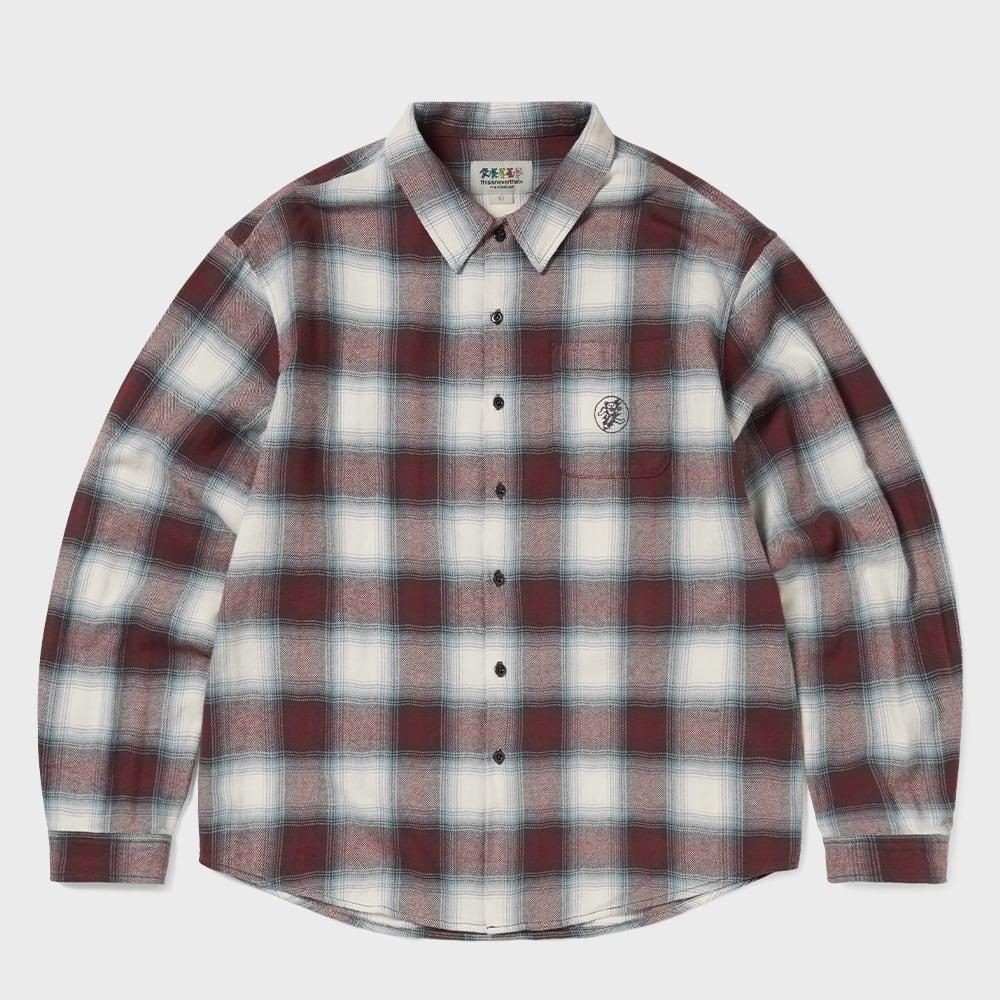 Эта Никогда Не Такая Хорошая Молния Медведь Клетка Рубашка Бордовый S