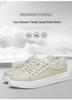 European Station Men's Versatile Skate Shoes: Lightweight Luxury, Breathable Autumn Flats, Cowhide Sports Shoes