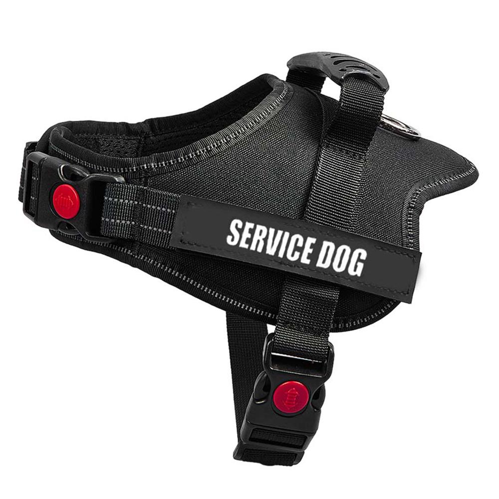 Reflective Dog Harness Vest Patch ID Customized NO PULL Breathable Adjustable Pet Harness For Dog Outdoor Walking Dog Supplies