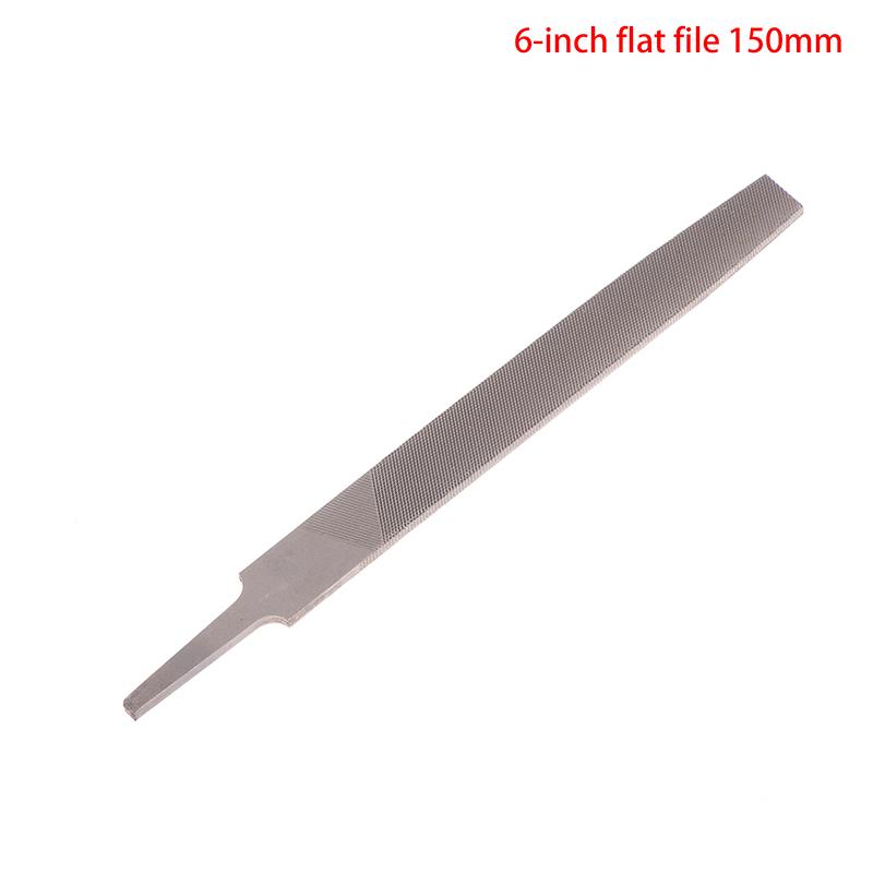 1/5Pcs 6 Inch Steel Files Set Flat/Round/Half Round/Triangle/Square For Metalworking Woodworking Steel Rasp File Flat