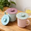 Mug Lids Silicone, 4 Pack 4 In Cup Covers for Drinks – Coffee Cup Cover Replacement for Ceramic Mugs & Glass Cups, Tea Accessories, Universal Flexible