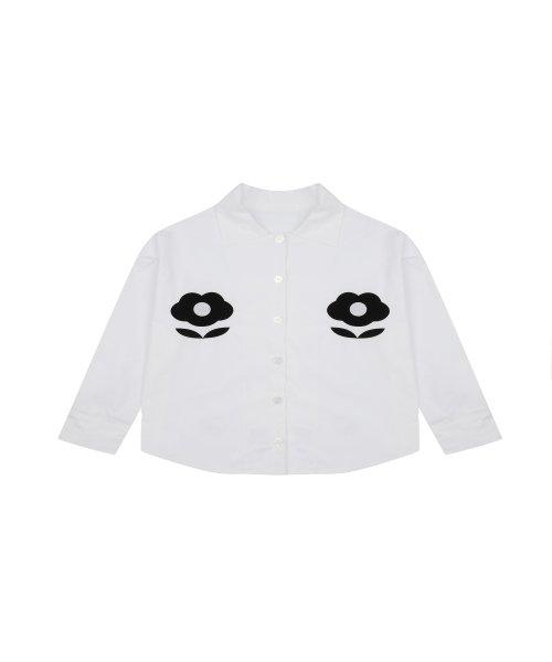 

[Poly] Garden PJ Shirts [Shipped from Korea] 100% Authentic White - S