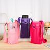 Portable Sport Water Bottle Cover with Strap Cup Sleeve Mesh Cup Pouch Mobile Phone Bag Visible Bag Outdoor Camping Accessories
