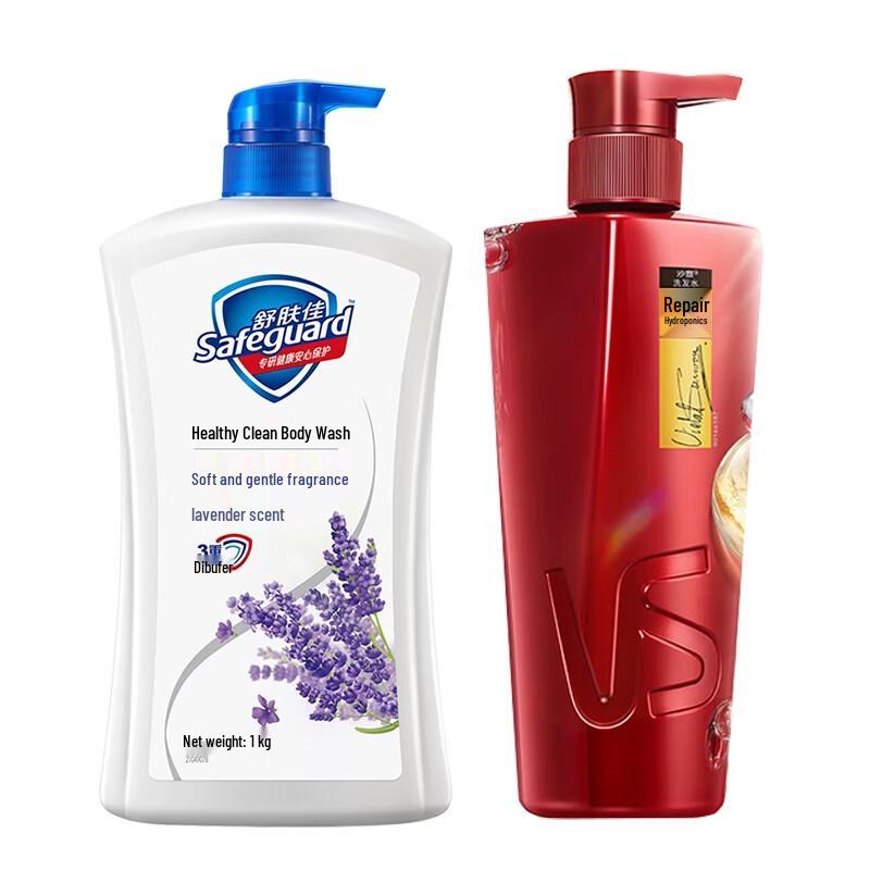 

Набор: Гель для душа Safeguard Лаванда и Шампунь Vidal Sassoon