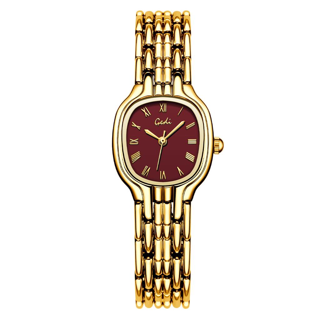 Light Luxury Fritillary Watch Women'S Small Sugar Cube Watch High-End Bracelet Watch Exquisite Fashion Waterproof Quartz Watch