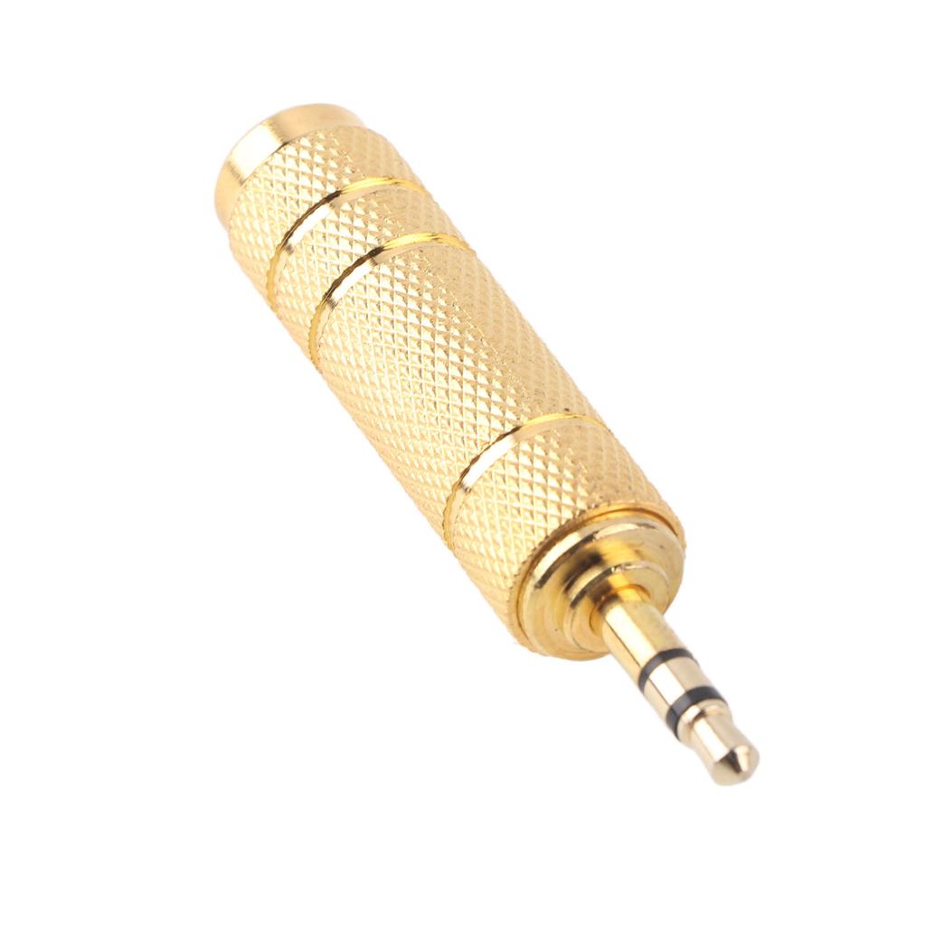 3.5mm Male To 6.5mm Female Stereo Audio Adapter Converter Adaptor For Headphone