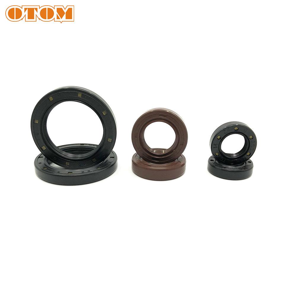 OTOM 32*45*6/14*24*6/18*30*7 Motorwellendichtung NBR Doppellippe Feder TC Dichtung Radialwellen-Dichtring Für KTM 250 400 450 520 525