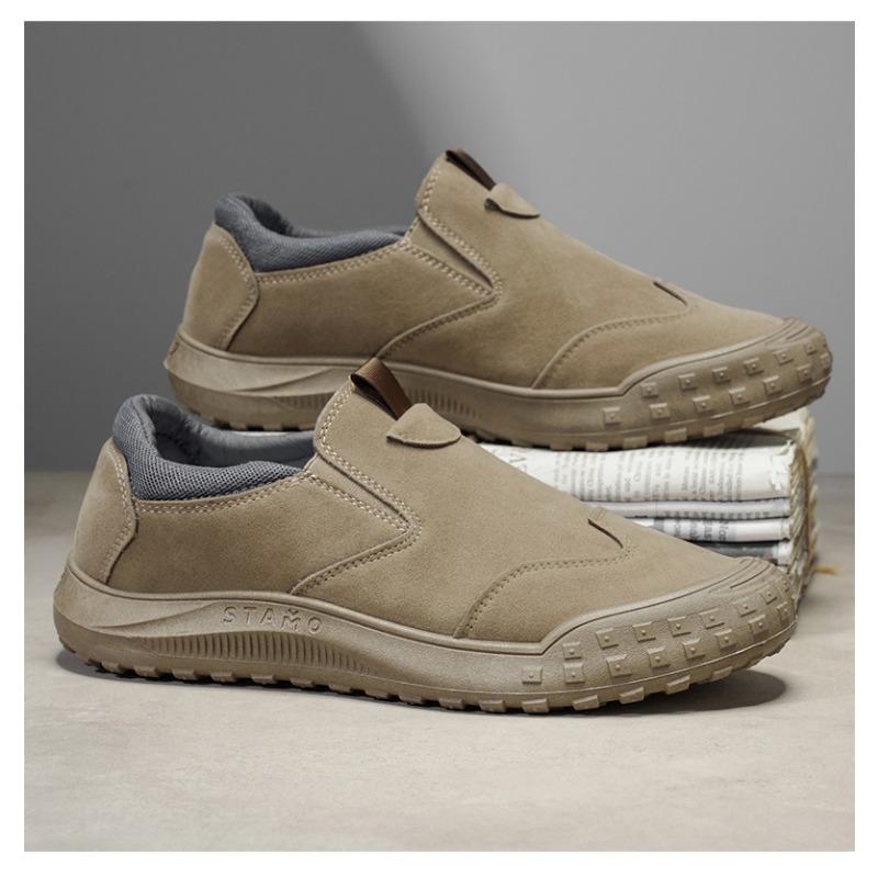 Men S Low Top Waterproof Work Shoes Outdoor Wear Resistant Casual Shoes