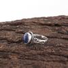 Lapis Lazuli Ring Håndlaget Smykke, 925 Massivt Sterlingsølv Ring Designer Edelstensmykke Gave Til Mor