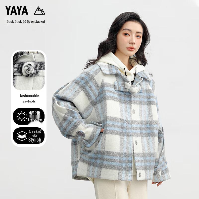 

YAYA 2024 Women s Casual Hooded Down Jacket S