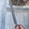 7 Inch Slicing Knife Handmade Forged Damascus Steel Blade Cleaver Meat Cutting Vegetables Chinese Chef Kitchen Knife Wood Handle