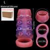 Penis Ring Male Realistic Penis Sleeve Extender Cock Sleeve Dick Enlargement Delay Ejaculation Cock Ring Reusable Condom Sex Toy