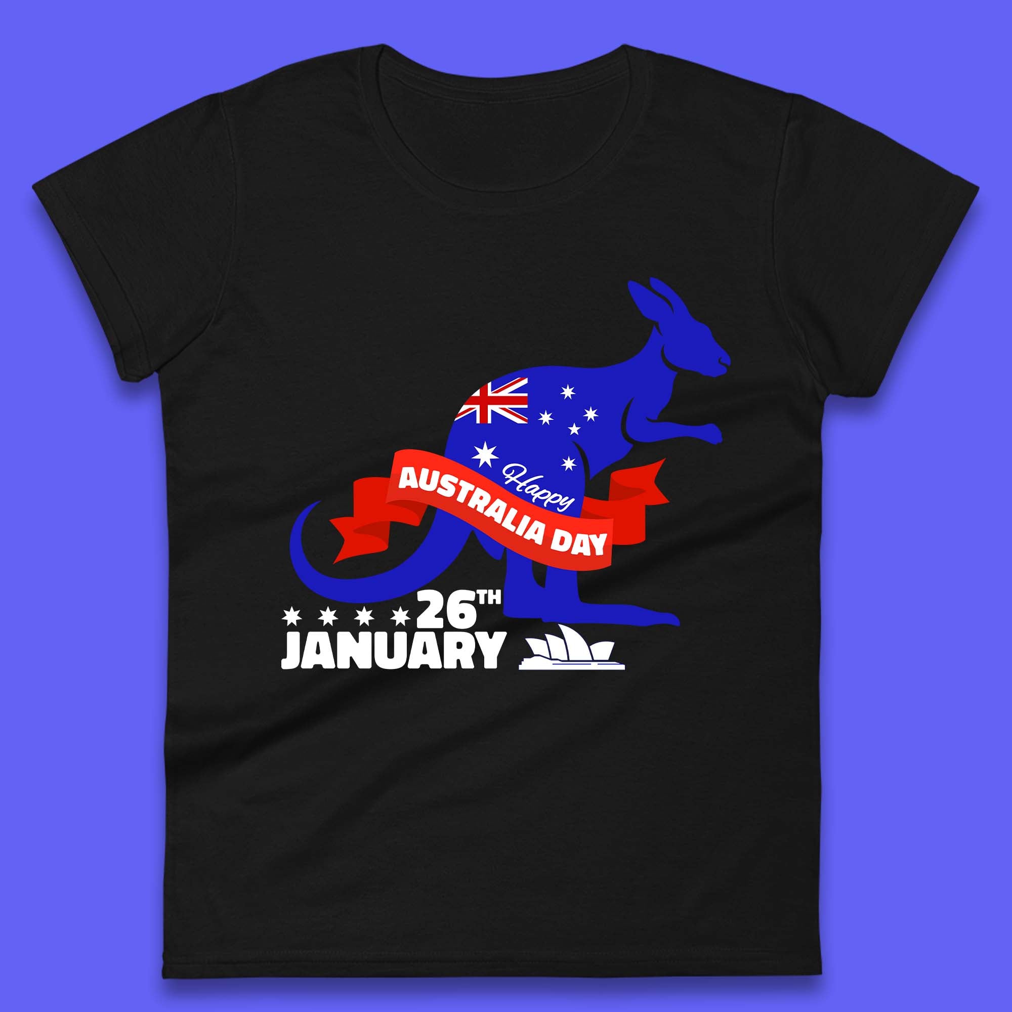 

Happy Australia Day Womens T-Shirt Mens Tops Tees Unisex 4XL