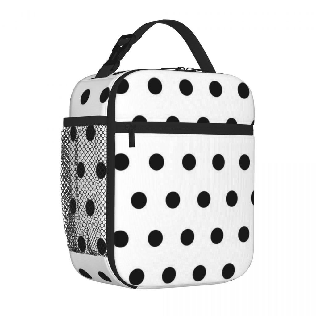 Bestselling Polka Dot Seamless Patten Animal Face Bento Bag Countryside Trip Portable Lunch Bag