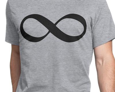 Infinity Symbol T-shirt S-XXL Men/Women, Fractal, Geometrical, Physics, Mathematics, Higgs, Einstein, Bohr, Cool Gift