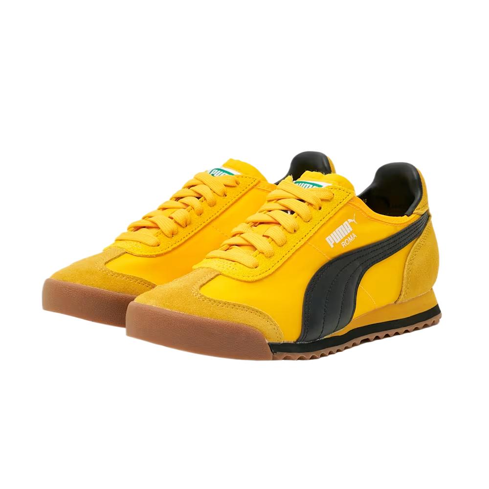 Puma Roma Og Nylon Comfortable Versatile Fashion Casual Low-Top Training Shoes Unisex sneaker Yellow 362408-45