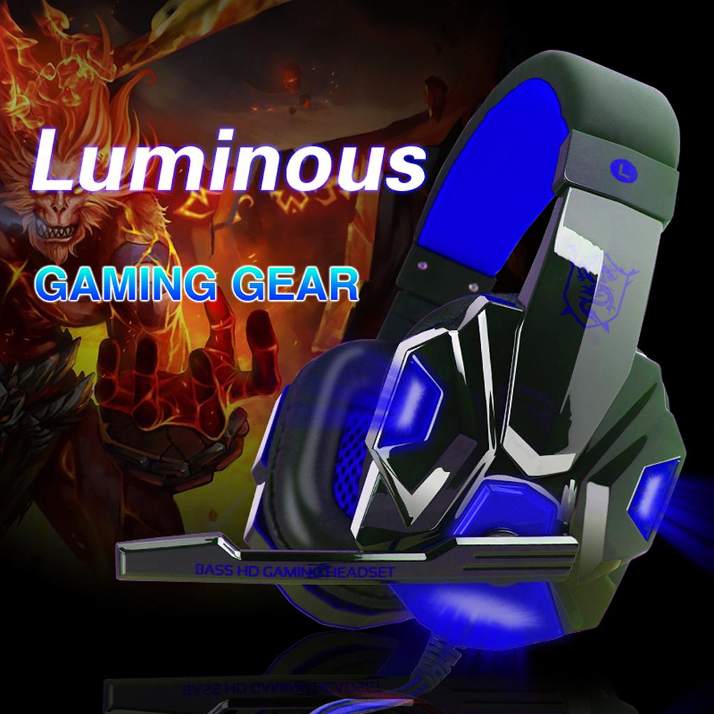 Headset with Surround Sound and Noise-Canceling Mic