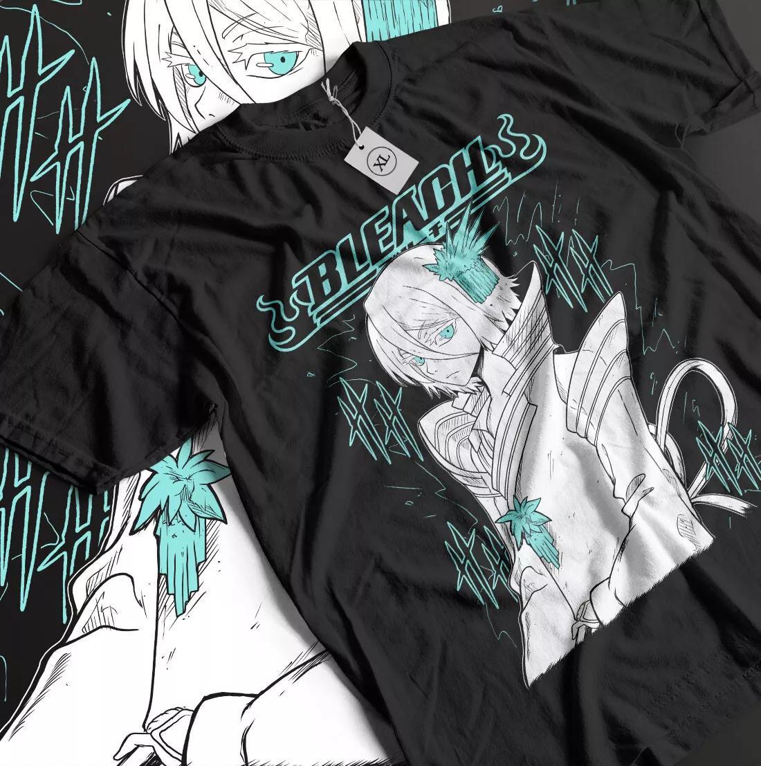 

Rukia Bleach T-shirt Zaraki Kenpachi Anime Manga Kurosaki Gift Shirt 4XL