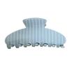 Elegant Summer Striped Hair Claw Clip for Women - Large, Lazy Style Hair Accessory