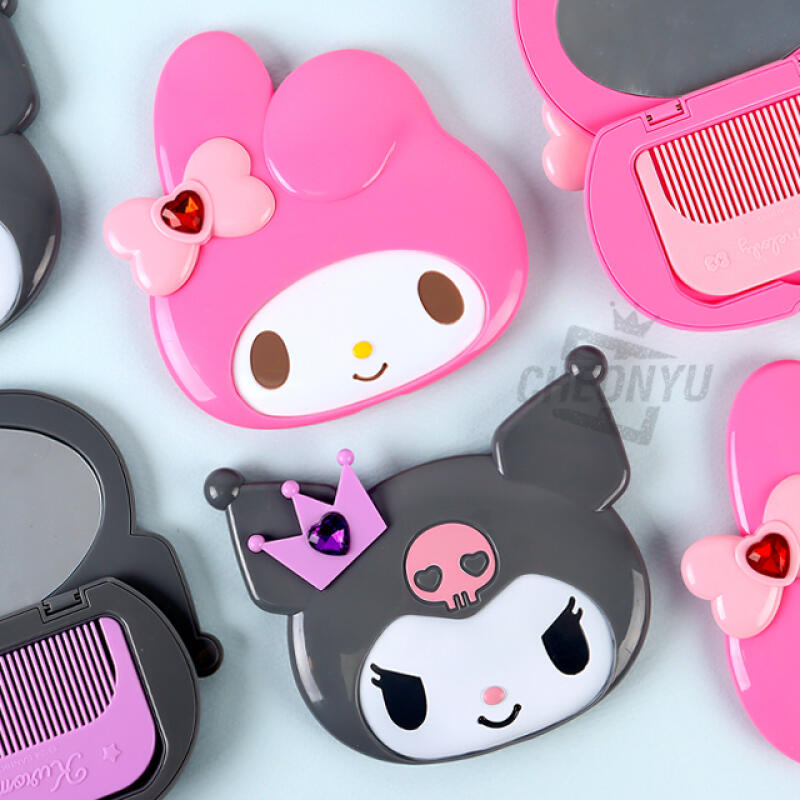 [Sanrio] Sanrio Зеркальце-расческа Twinkle Kuromi