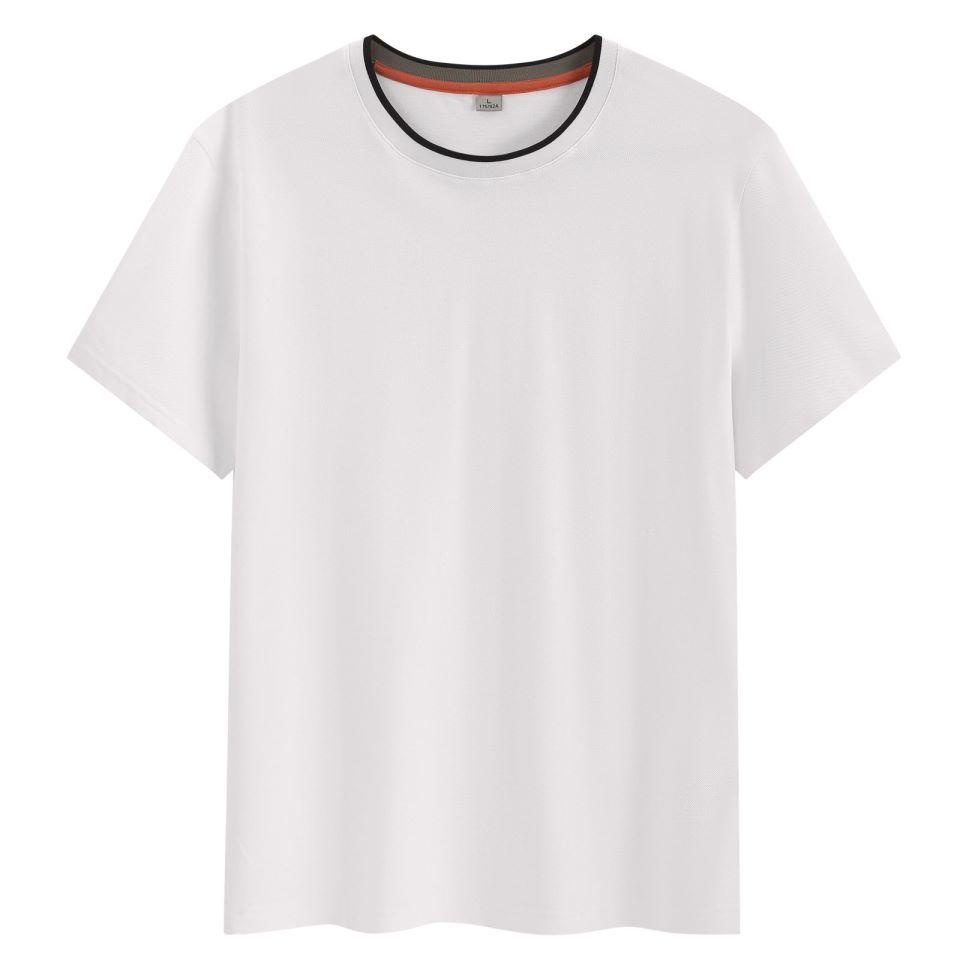 Minimalist Summer Crew Neck Tops Unisex T-shirt  Solid Color Unisex Lightweight T-shirt for Women and Men YG-247