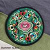 2Pcs/Pack Durable Cloth Embroidery Table Mats Cup Pad Chinese Style Anti-Hot Coaster Kitchen Accessories Home Decoration