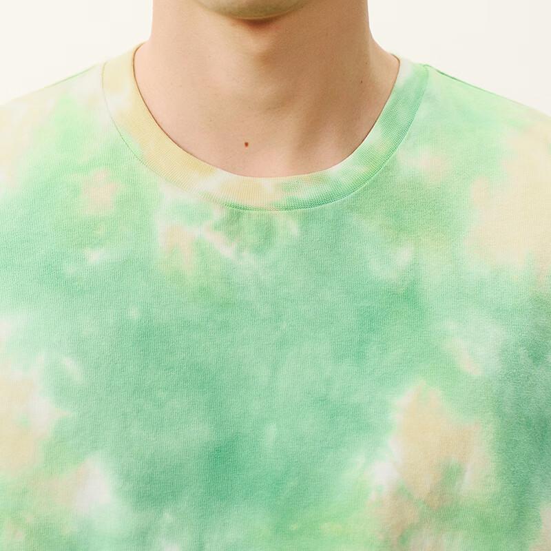 CROQUIS Men's 2026 Summer H-shaped Oversize Tie-Dye Cotton T-shirt