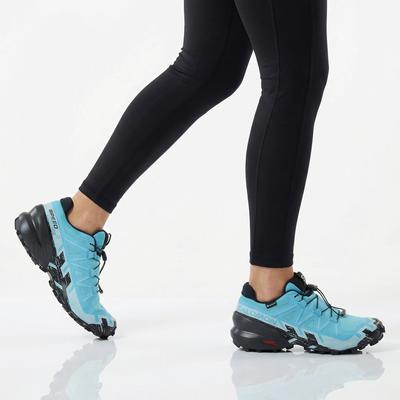 Speedcross 6 GTX W - GORE-TEX - Sapatos de Corrida em Trilha Femininos Sapatos de Corrida Azul 477656 ORIGINAL