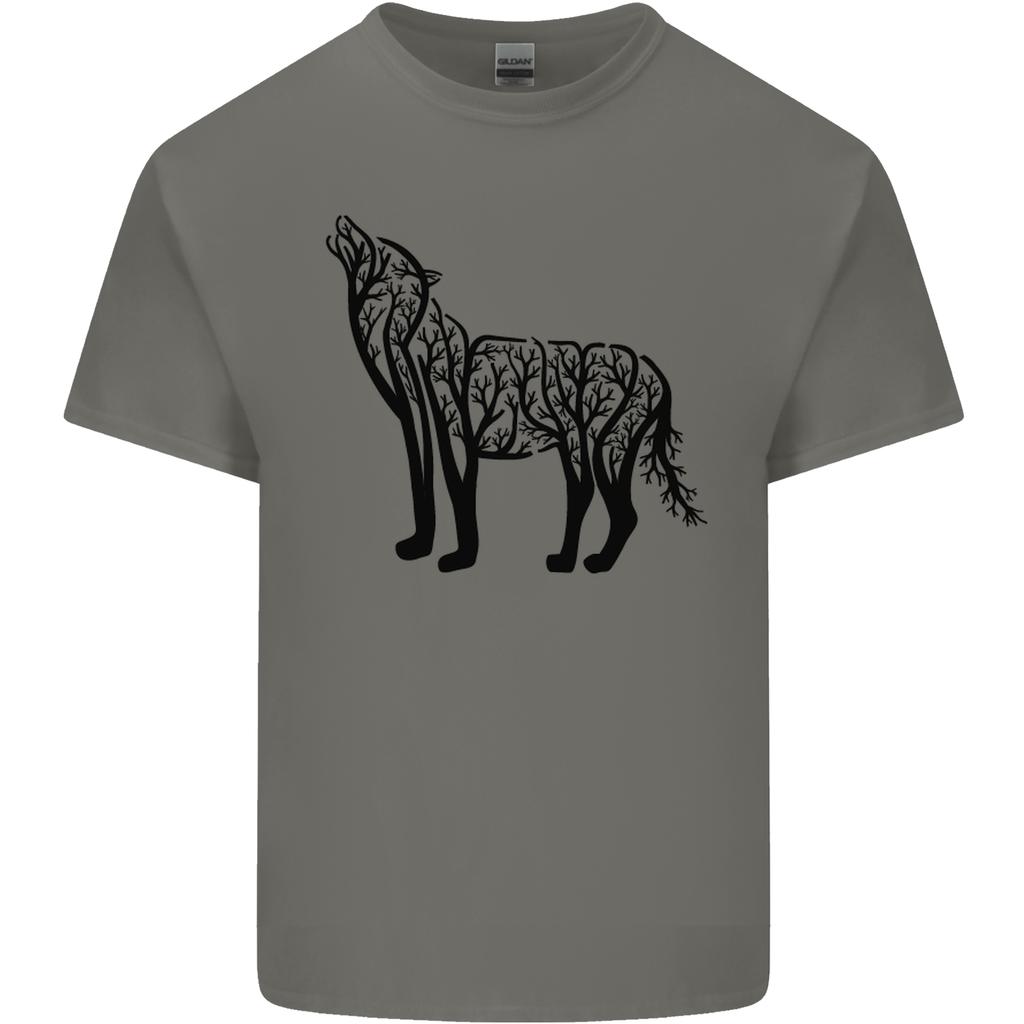 Wolf Tree Animal Ecology Unisexs Light Cotton TShirt