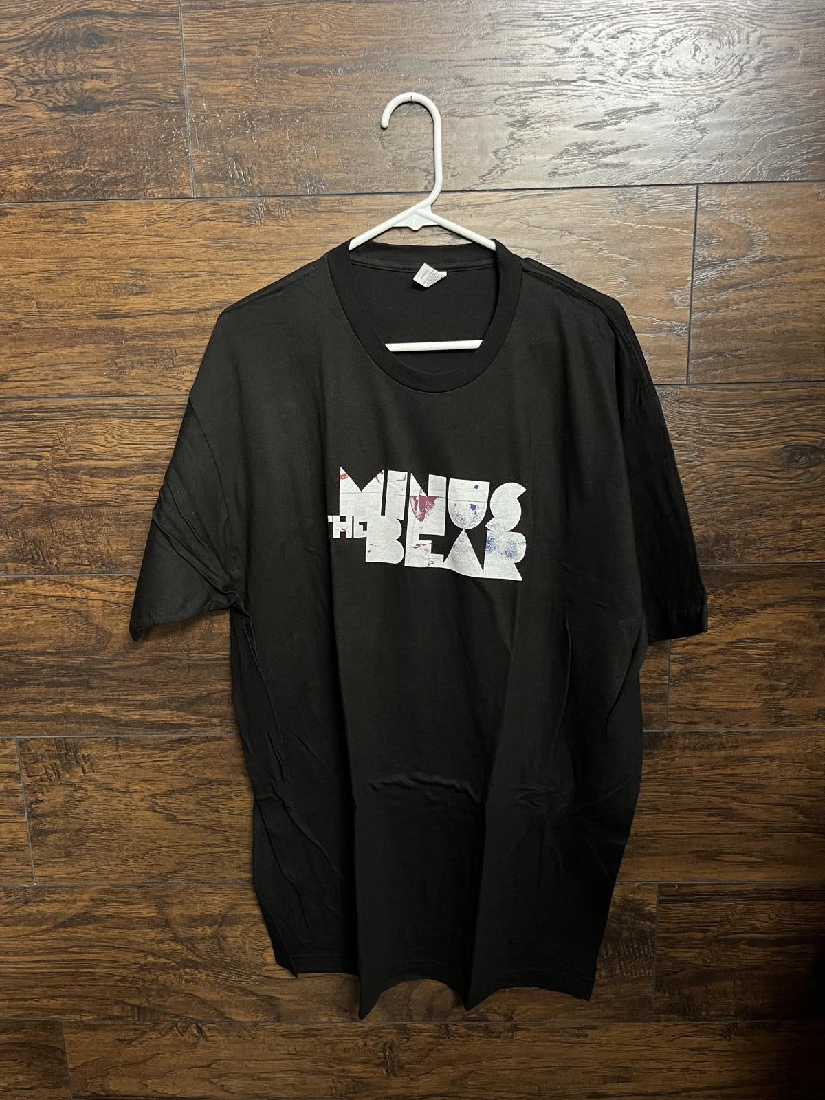 Vintage Minus the Bear T-shirt Paint Splatter Shirt XL S
