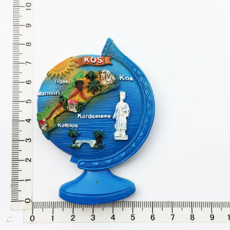 Magnete Frigorifero 3D Creta Grecia – Souvenir Artigianale In Resina Per Decorazione Casa