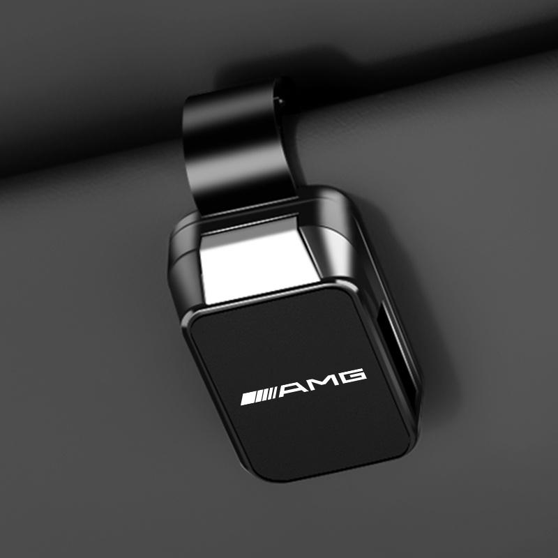 Auto-Sonnenbrillen-Clip Sonnenblenden-Brillenaufbewahrung Brillenhalter für Benz C180 C300 W124 W176 W177 C200 C260 GLC CLE CLA AMG JD2