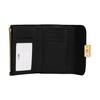 New COACH Grace Refined Pebbled Leather With Smooth Leather Accents Clutches Wallets Medium Size Women's Black CC059-IMBLK