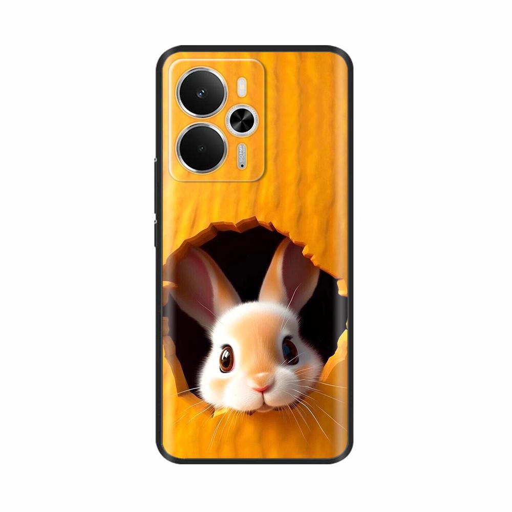För Realme 14 5G Fodral Mjuk Matt Silikon Baksideskydd För Realme 14T Fundas Realme14 Tecknade Blommor Fodral för Realme 14T