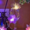 LED Fiber Optic Fairy Light Solar Garland Christmas Decoration Lights String For Party New Year Decor Artificial Flowers Festoon