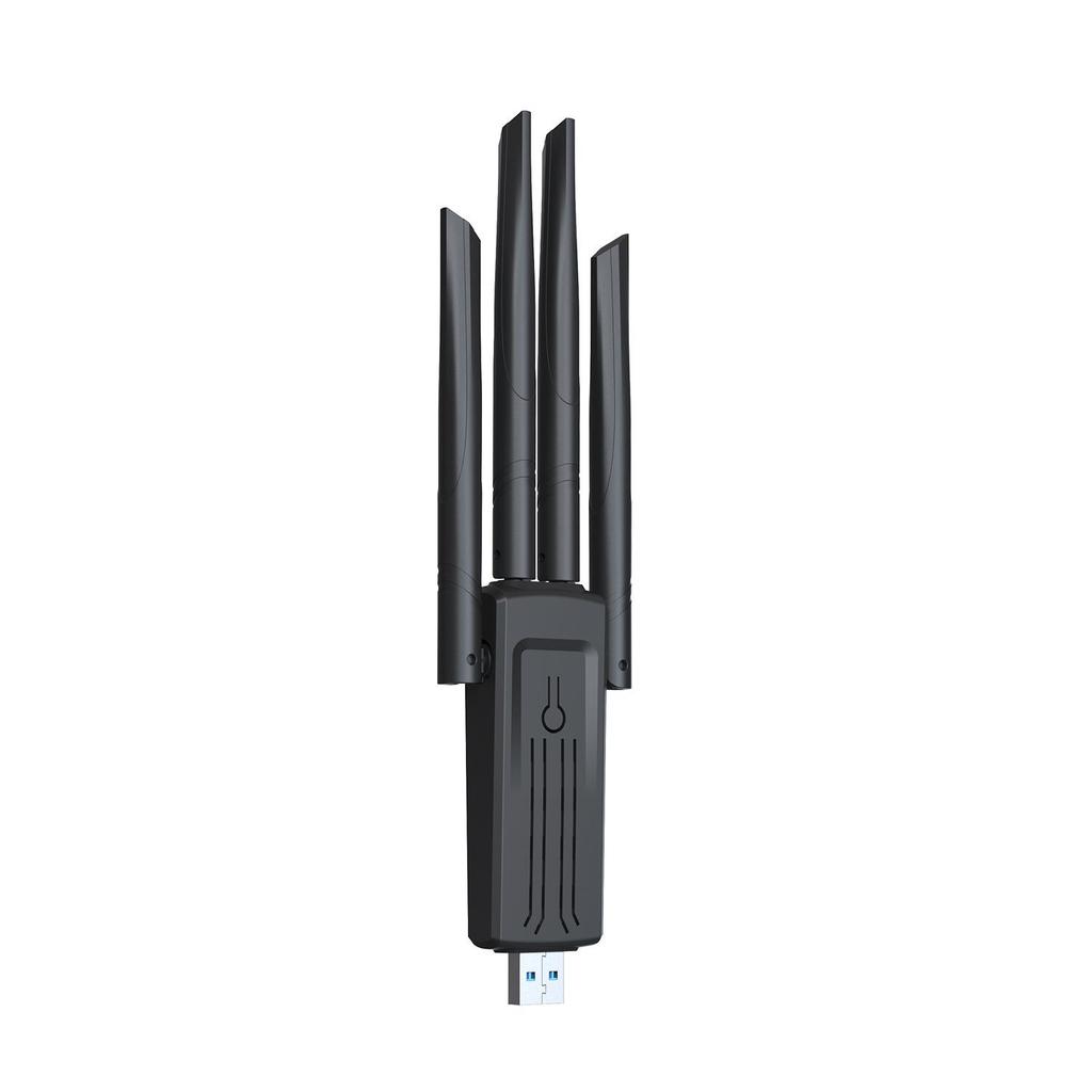 Driver-Free 5G Dual-Band USB WiFi Adapter with 1300M Gigabit Speed