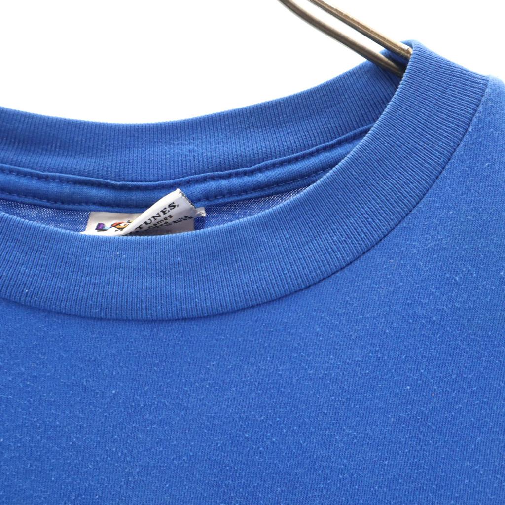 LOONEY TUNES 90s Old Tasmanian Devil Short sleeve T-shirt S blue Men's Used