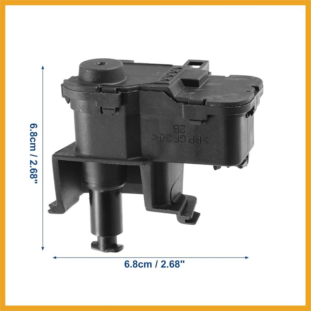 Fuel Tank Cap Door Lock Actuator Fit for Volkswagen Touareg 2011-2017 7P0810773F - Pack of 1 Black Replacement