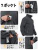 TACVASEN Tactical Winter Windproof Long Sleeve Thick Fleece Coat with Zipper Perfect for Everyday and Outdoor Dark Size 3XL Men's Blouson, Pockets,