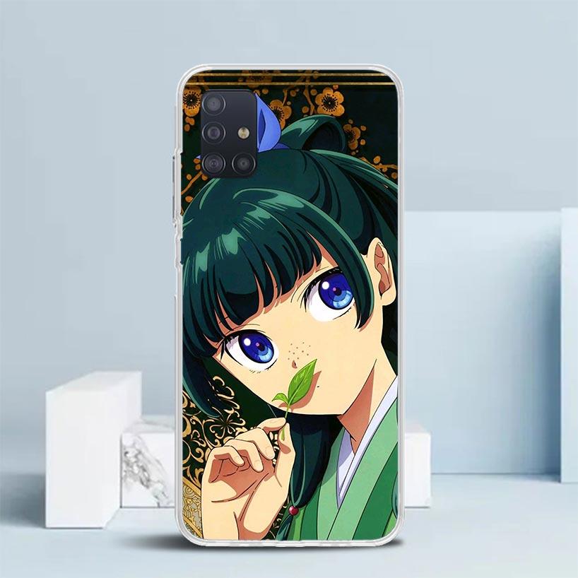 A-Apothecary D-Diaries Anime Soft Cover for Samsung Galaxy A12 A22 A32 A52 A72 A02S Phone Case Note 20 Ultra 10 S10 Plus A51 A71