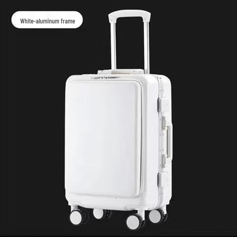 Lishen Aluminum Frame Front-Open Travel Suitcase