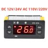 Controler de Temperatură ETC-974 Control Încălzire Dezghețare Frigider Termoregulator cu Senzor NTC Dublu DC12V/24V AC10V/220V