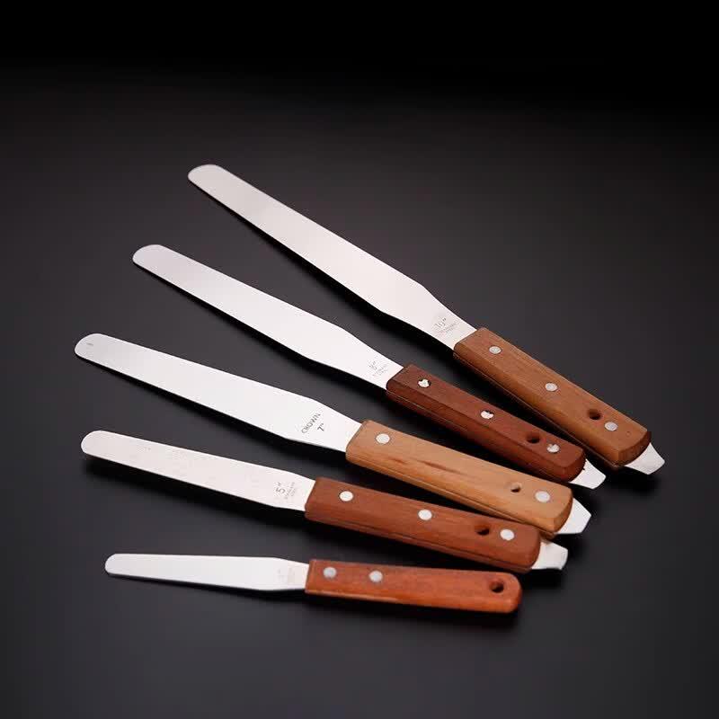 Stainless Steel Ink Mixing Spatula 7 inch