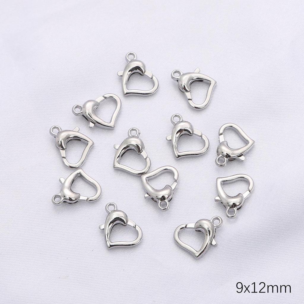 14/18K Gold-Filled Lobster Clasp End Cap & 9-Pin Jump Ring Extension Chain for DIY Jewelry
